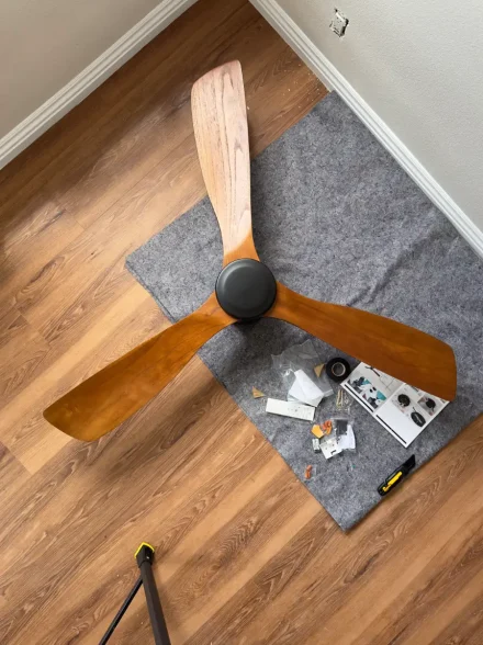Celling Fan installation work 4