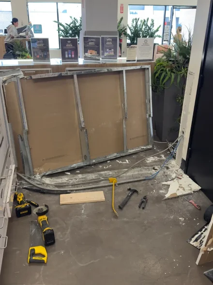 Drywall repair work 3
