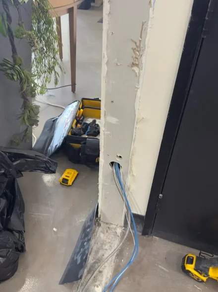 Drywall repair work 4