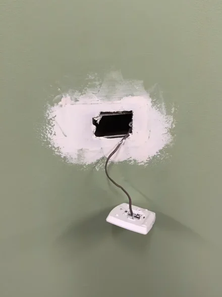 Drywall repair work 6