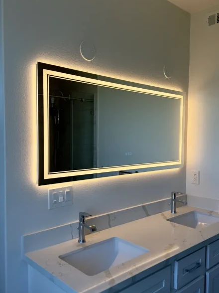Mirror installation work 3