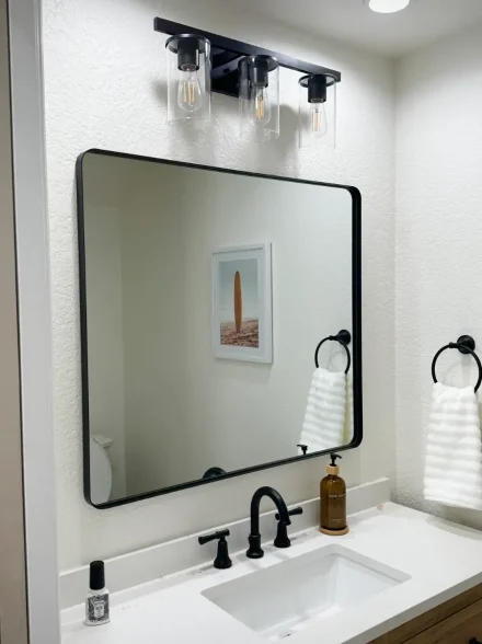 Mirror installation work 4