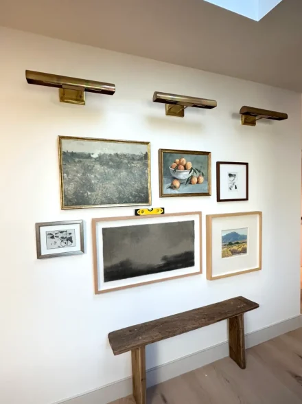 Picture hanging work 2
