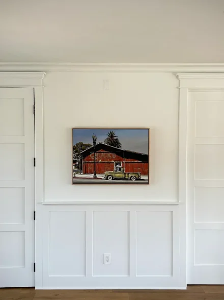 Picture hanging work 5