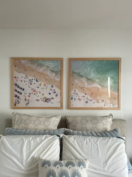Picture hanging work 8