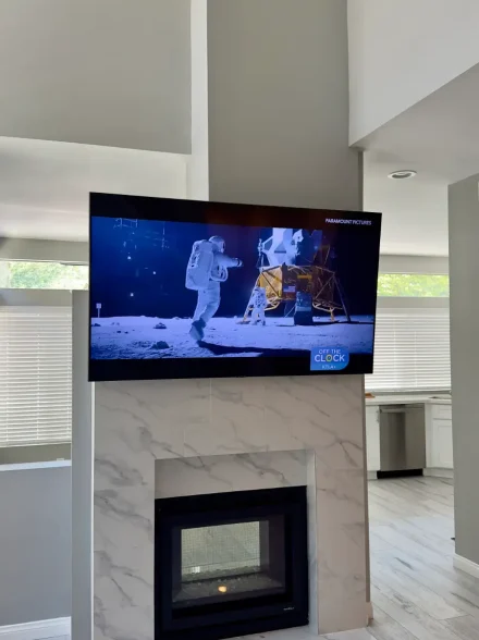 TV installation work 3
